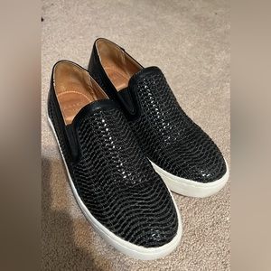 Kaari Blue Leather Loafers